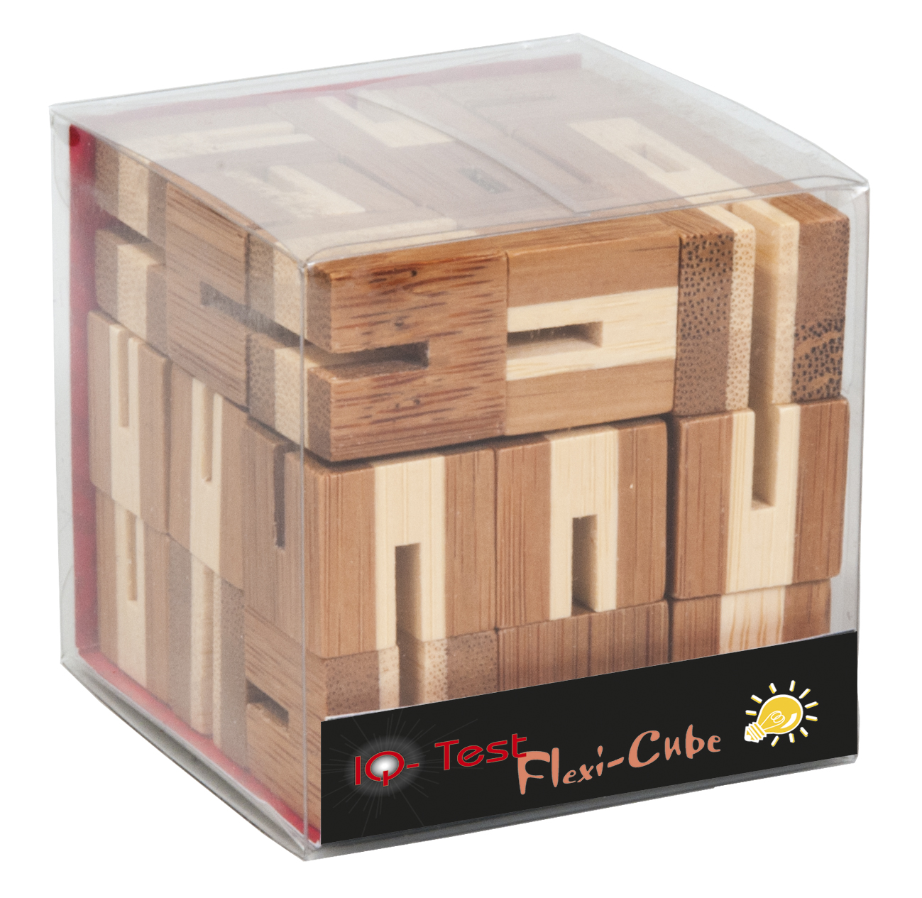 Joc logic puzzle 3d din bambus flexi-cub 5 fridolin
