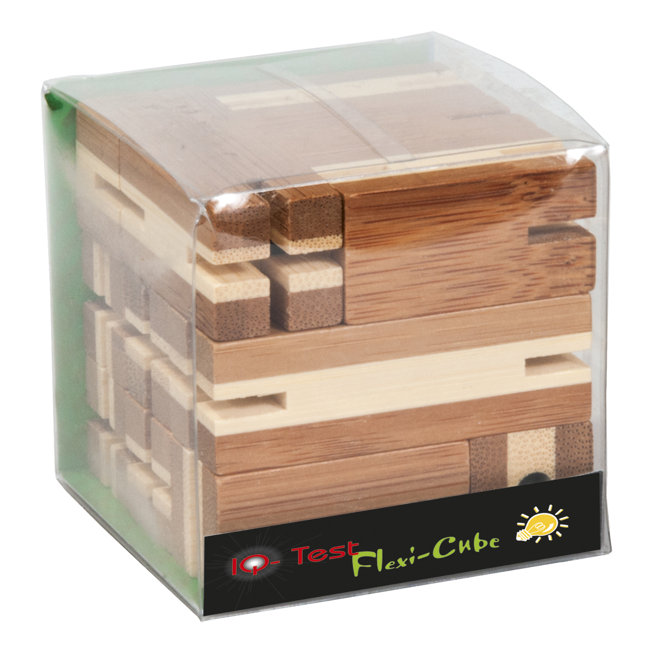 Joc logic puzzle 3d din bambus flexi-cub 4 fridolin