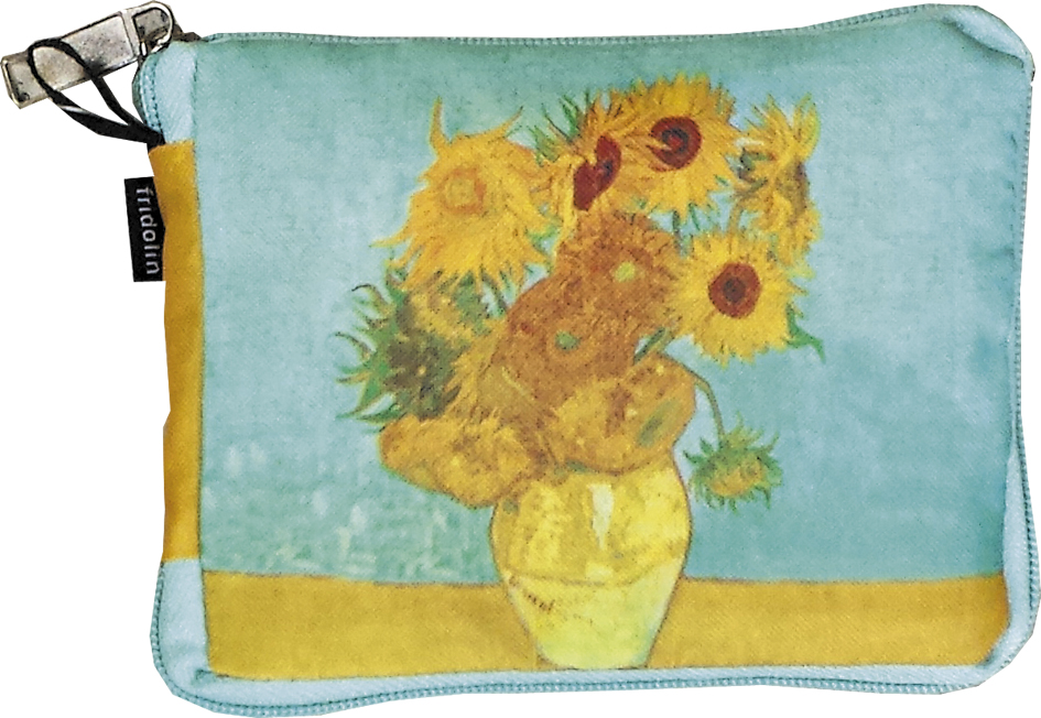 Sacosa textil van gogh sunflowers fridolin