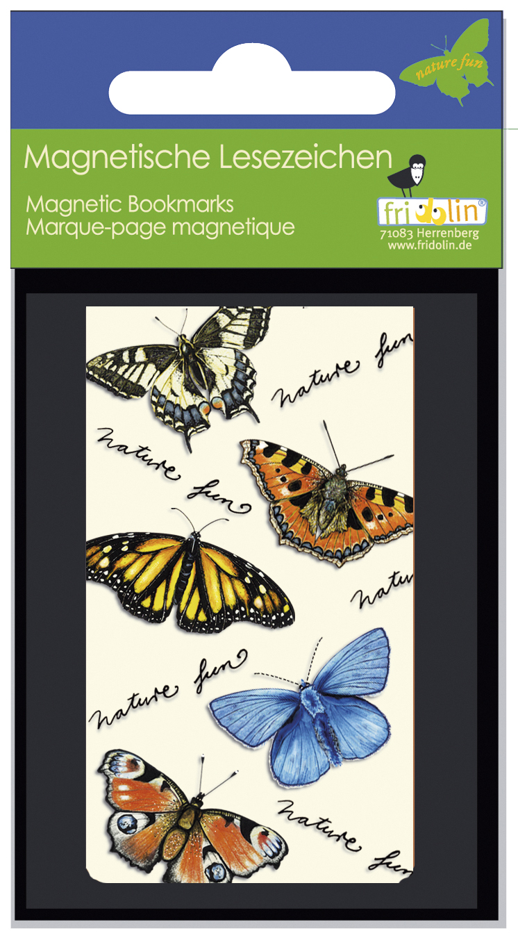 Semn de carte magnetic fluturi fridolin