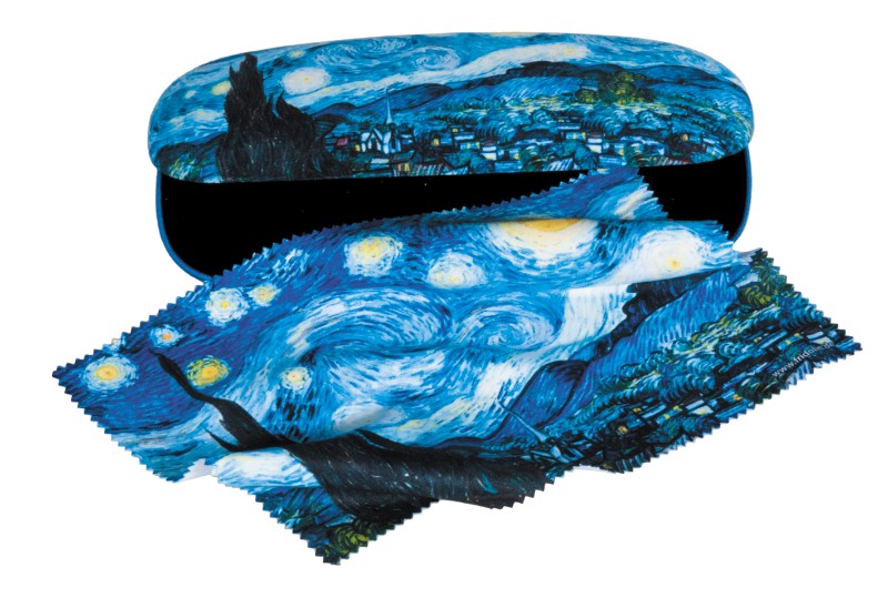 Etui ochelari cu textil si protectie van gogh fridolin