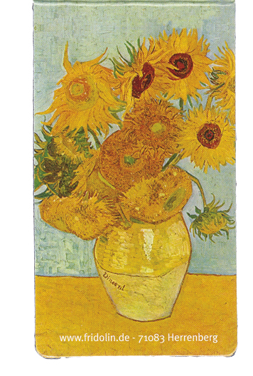 Semn de carte magnetic van gogh sunflowers fridolin