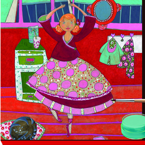 Atelier creativ de pictura balerina djeco