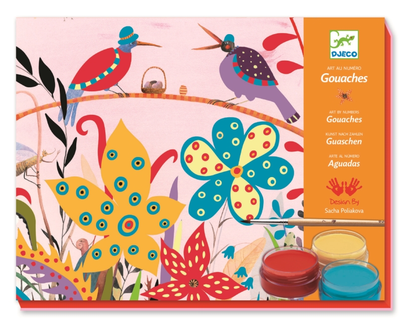Atelier creativ de pictura sacha garden djeco