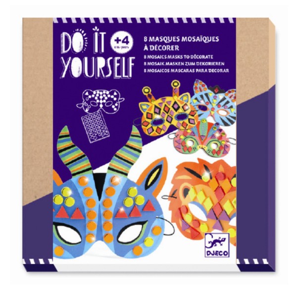 Creeaza masti cu animale set diy djeco