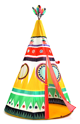 Cort de joaca teepee djeco
