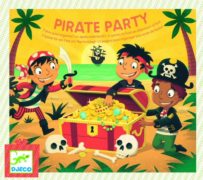 Joc de petrecere gaseste comoara cu pirati djeco