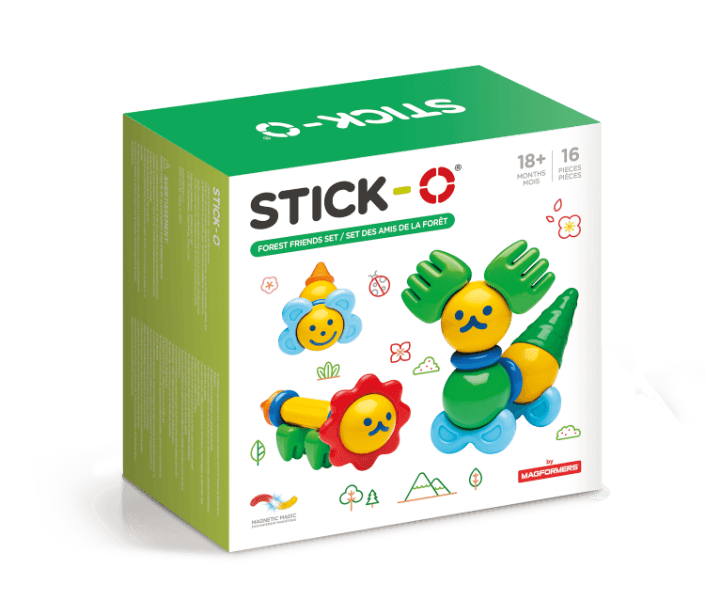 Set magneti stick-o 16 piese clics toys