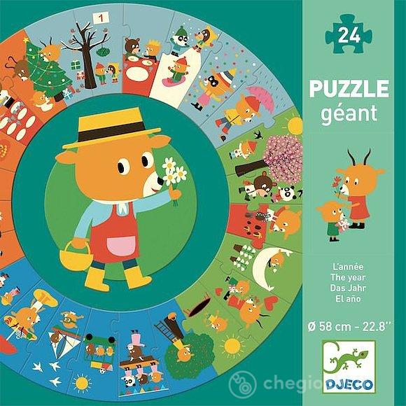 Puzzle cicular anotimpurile djeco