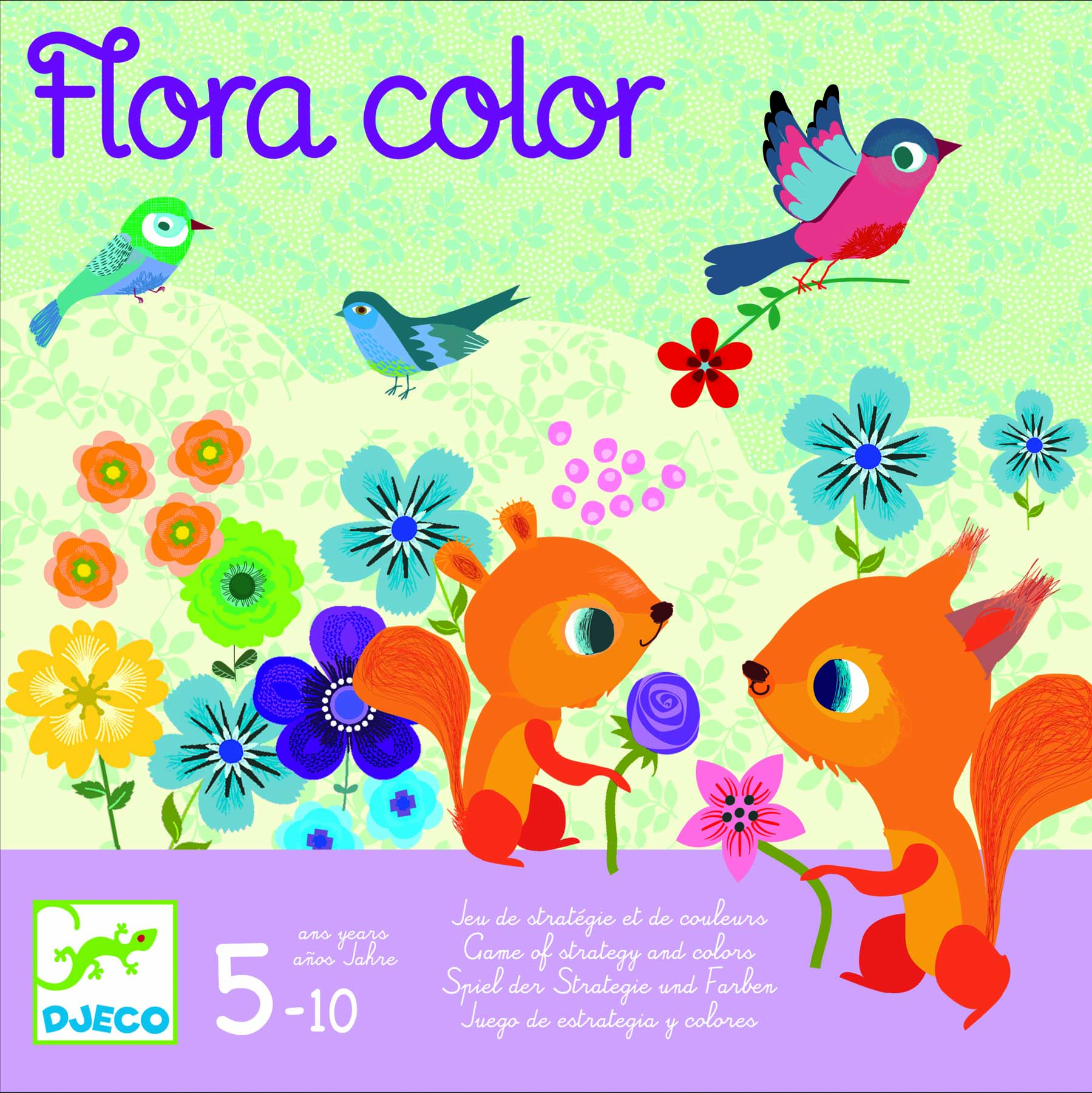 Joc de strategie flora color djeco