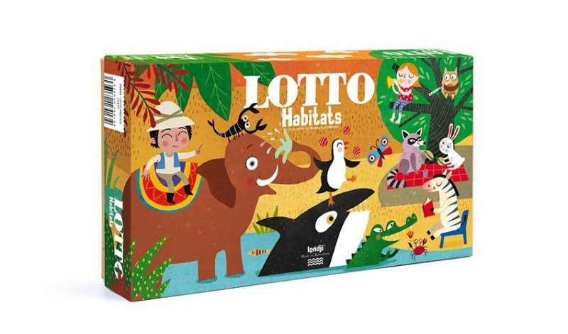 Joc de asociere loto habitat londji