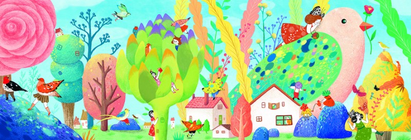 Puzzle miss birdy 350 piese djeco