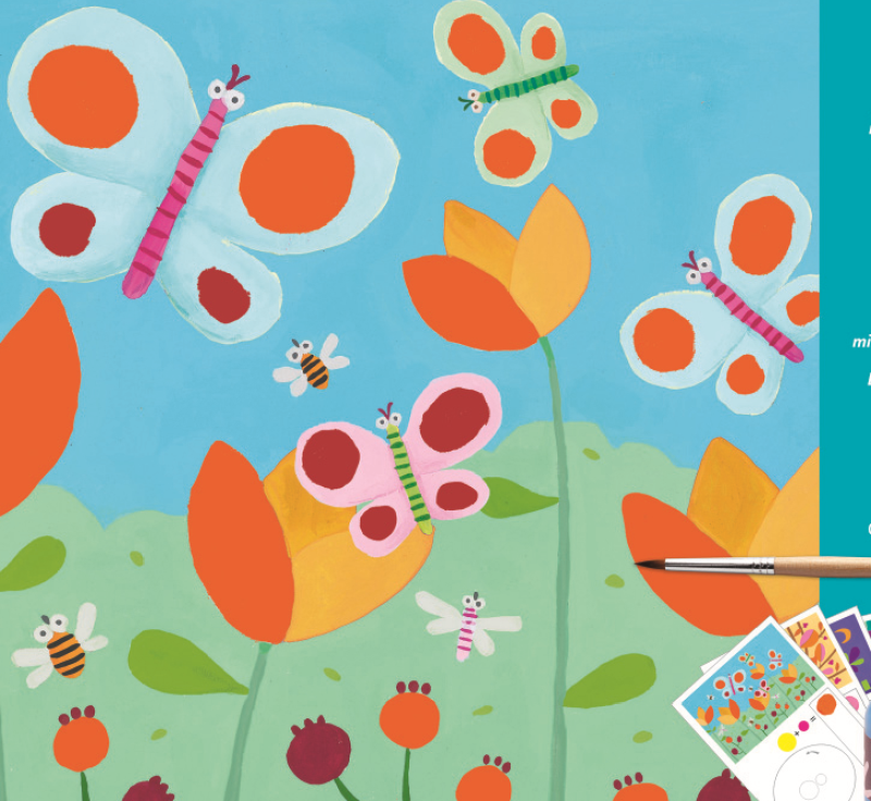 Joc creativ de pictat gradina djeco