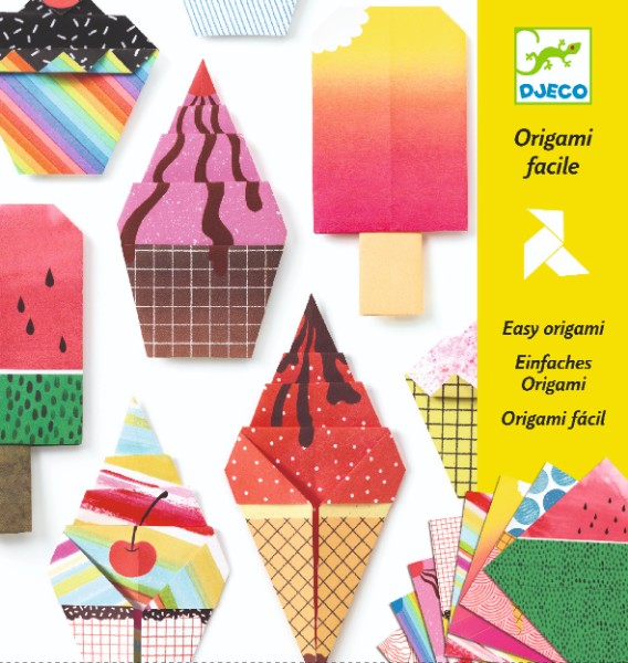 Joc origami inghetata djeco