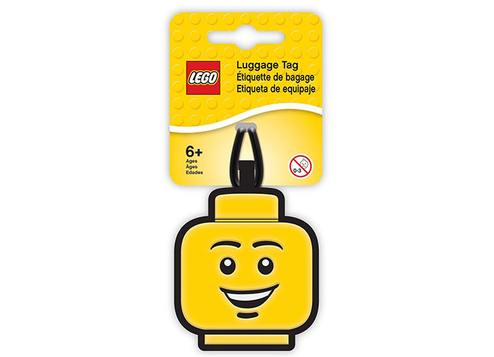 Eticheta bagaje cap minifigurina baiat lego