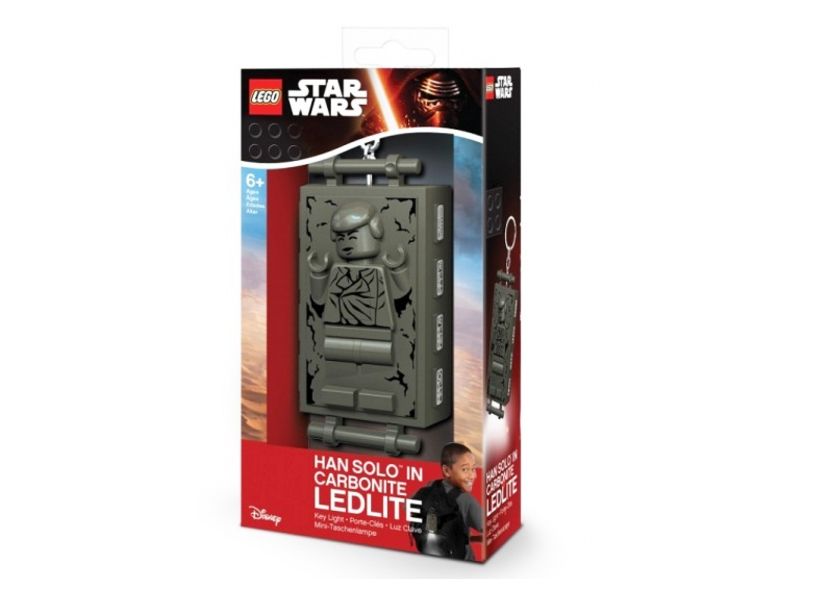 Breloc cu lanterna lego han solo carbonite