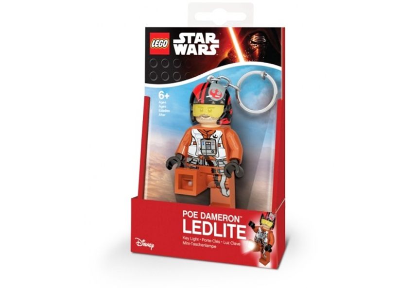 Breloc cu lanterna lego star wars poe dameron