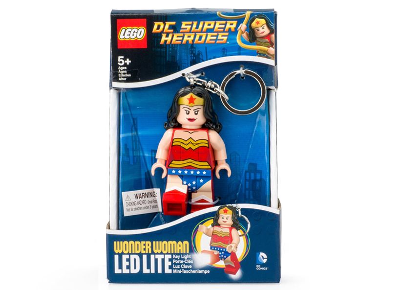 Breloc cu lanterna lego wonder woman