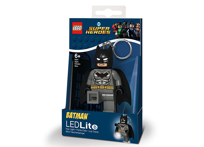 Breloc cu lanterna lego dc super heroes batman