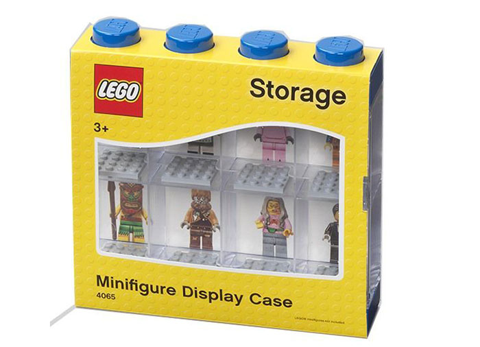 Cutie albastra pentru 8 minifigurine lego