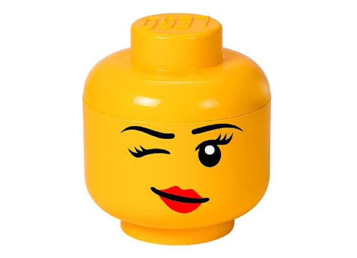 Cutie depozitare lego cap minifigurina marime s