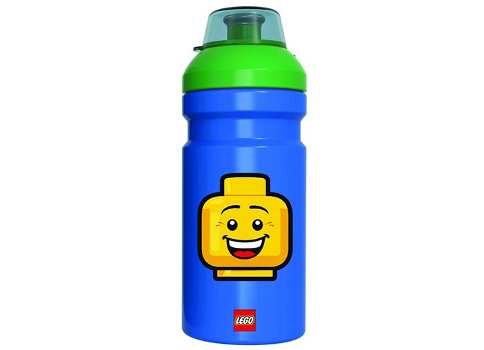 Sticla lego iconic albastru verde