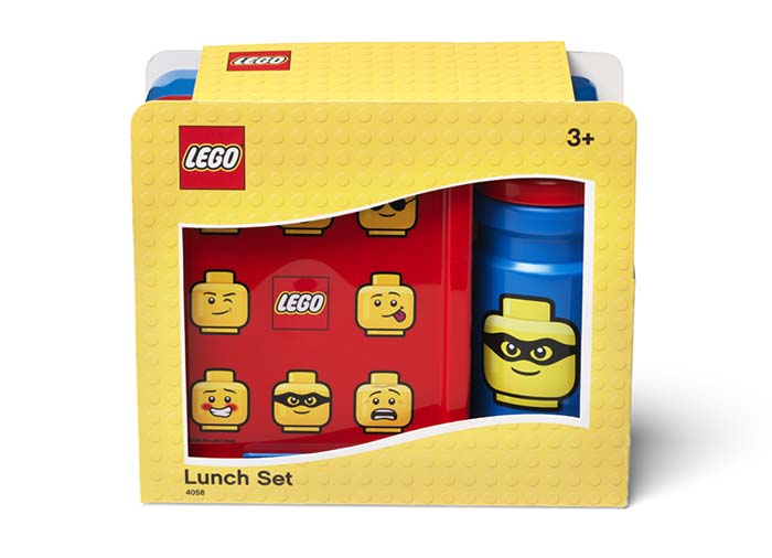 Set pentru pranz Lego Classic albastru rosu