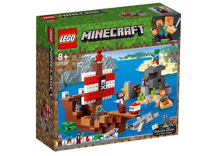 Aventura corabiei de pirati lego minecraft