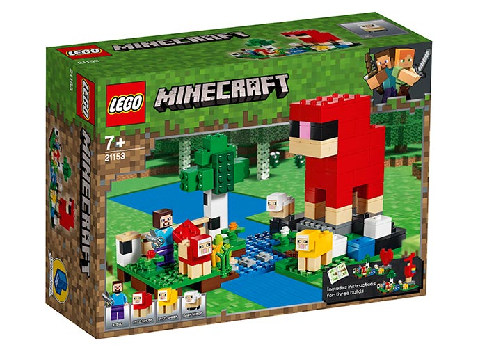 Ferma de lana lego minecraft