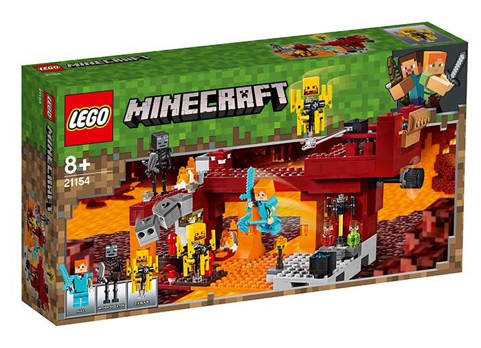 Podul flacarilor lego minecraft