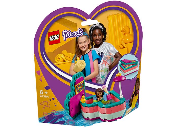 Cutia de vara in forma de inima a Andreei Lego Friends