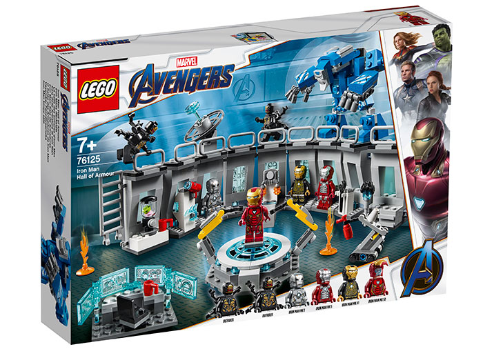 Iron man sala armurilor lego marvel super heroes