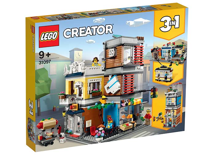 Magazin de animale si cafenea Lego Creator