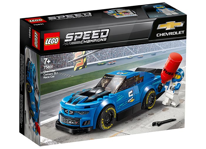 Masina de curse chevrolet camaro zl1 lego speed champions