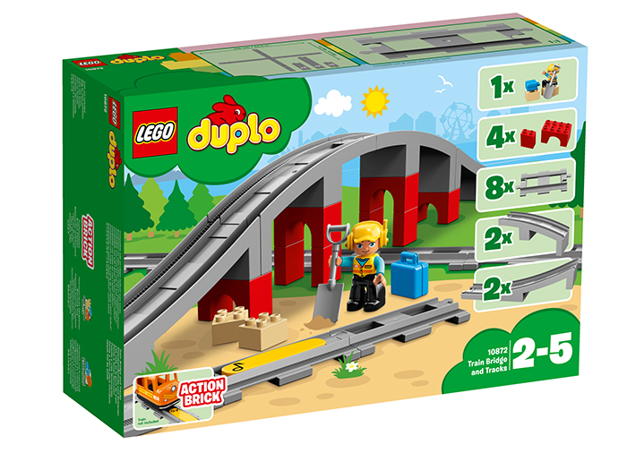 Pod si sine de cale ferata Lego Duplo