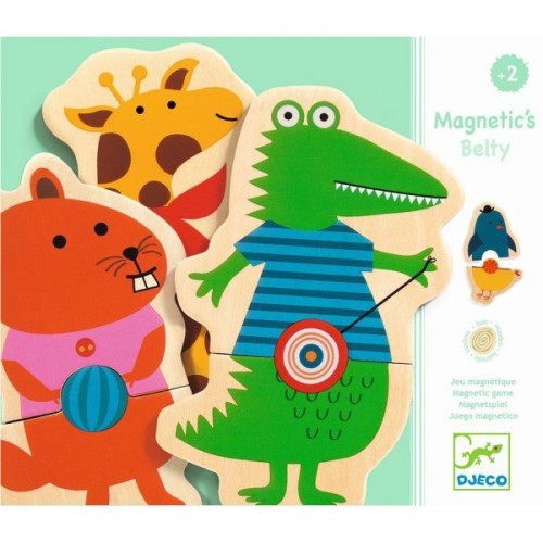 Joc cu magneti animale cu buline djeco