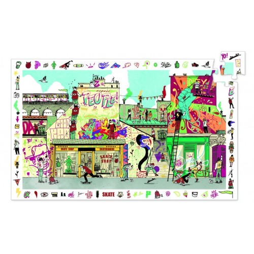 Puzzle observatie arta stradala djeco