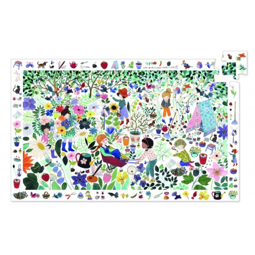 Puzzle observatie cu flori djeco