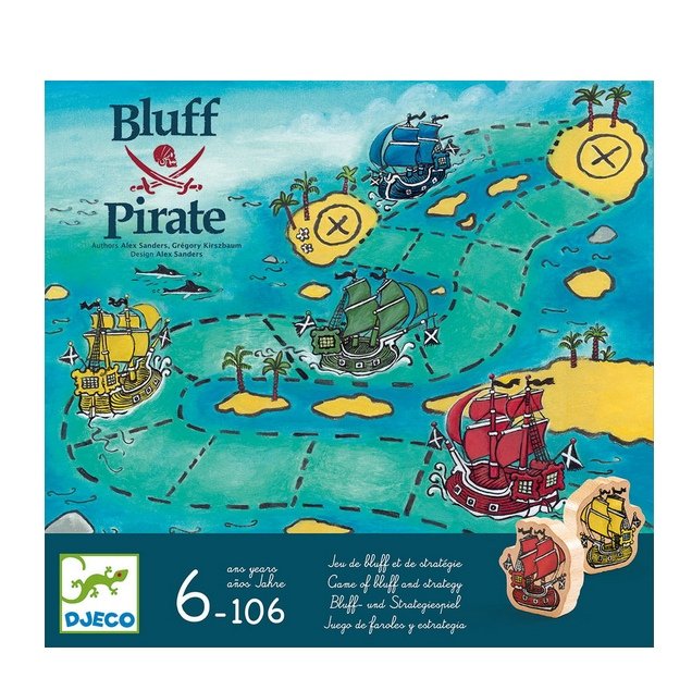 Joc de strategie bluff pirat djeco