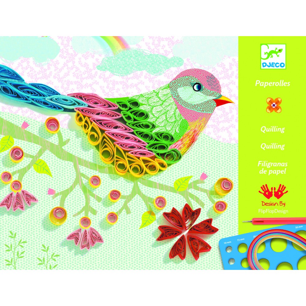 Atelier creativ quilling primavara djeco