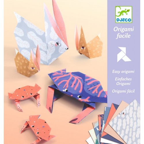 Creeaza origami familii de animale Djeco
