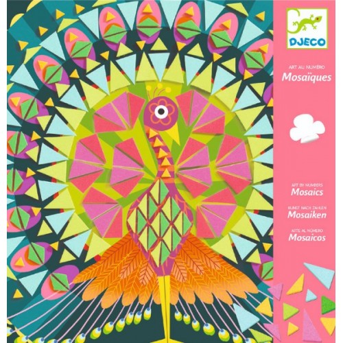 Joc creativ cu mozaic coco djeco