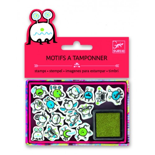 Set stampile cu emoticons djeco