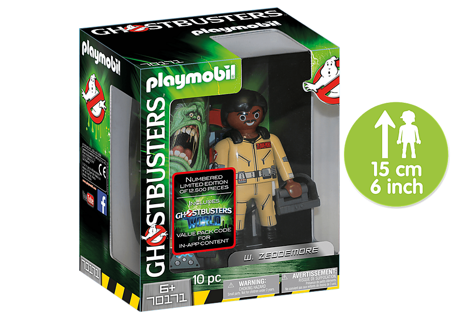 Zeddmore figurina de colectie playmobil ghostbusters