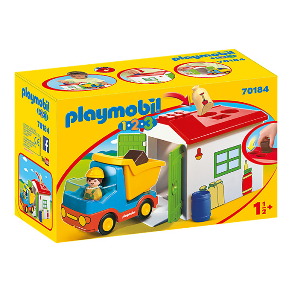 Casuta cu forme si basculanta playmobil 1.2.3