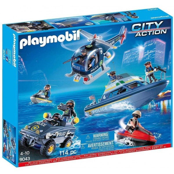 Set vehicule de politie playmobil city action