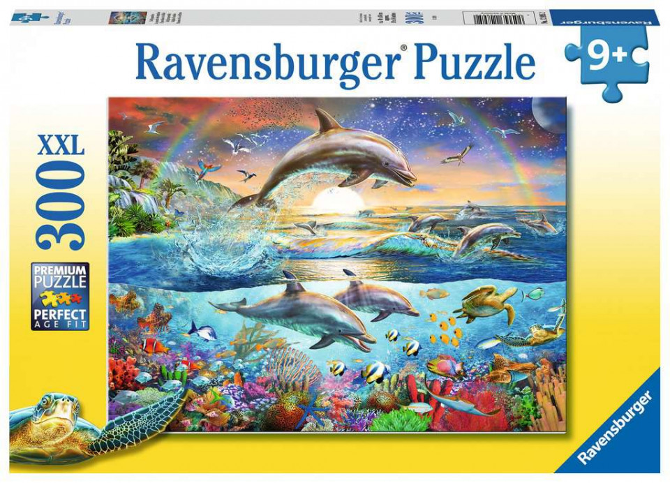 Puzzle paradisul delfinilor 300 piese ravensburger