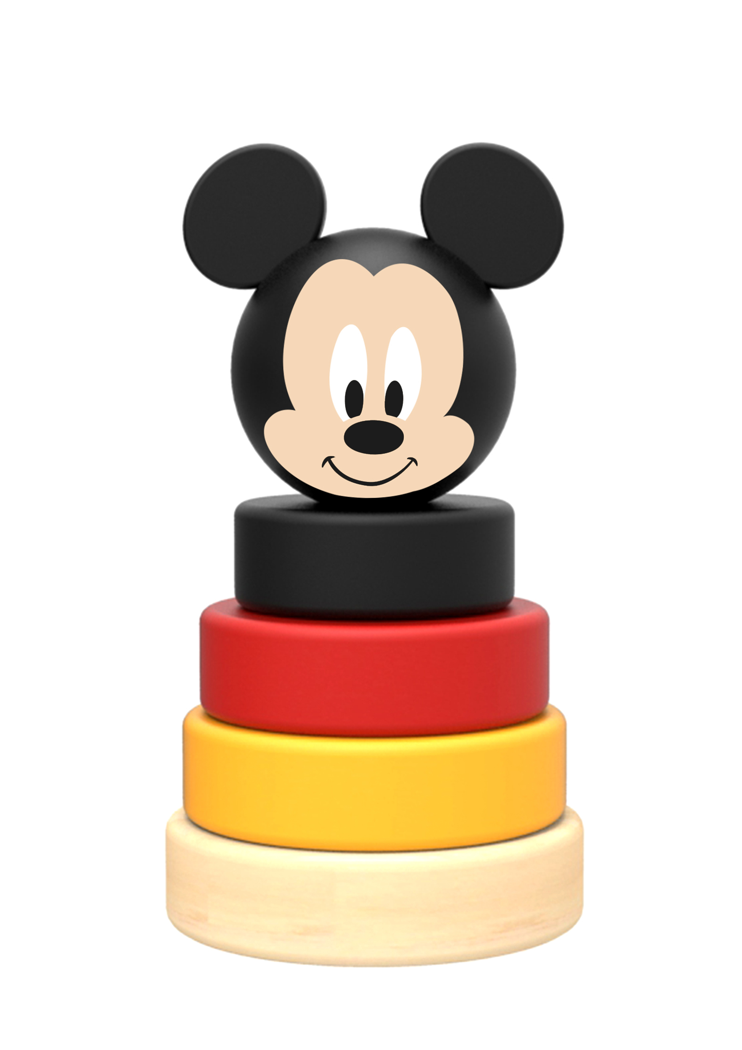 Mini piramida de stivuit inele din lemn si mickey,disney