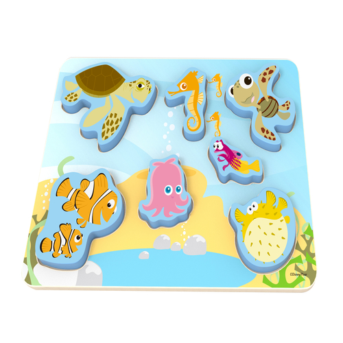 Puzzle lemn incastru pestisori disney