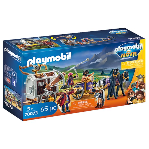 Charlie si inchisoare trasa de cai playmobil movie